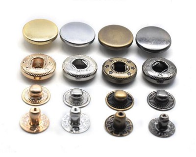 ZJ  金屬四合鈕扣  棒球衫鈕扣   四合鈕扣  12MM   15MM   17MM   20MM 正面照